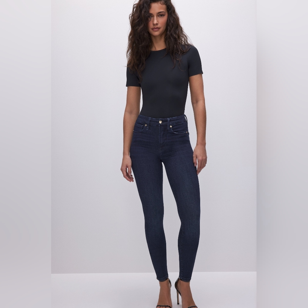GOOD AMERICAN Good Legs Skinny Jeans, 10/30 GL873T BLUE224, EUC